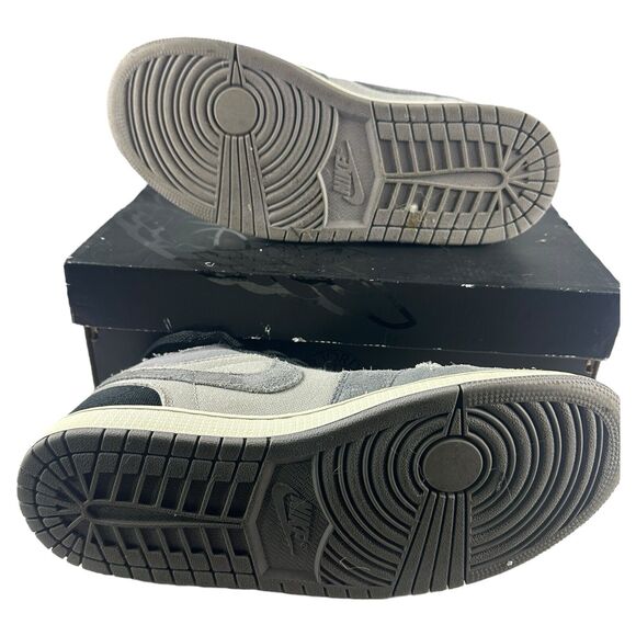 Nike Air Jordan 1 Low SE Craft Mens Size 9 Tech Grey Black Cement DZ4135 002 - Picture 6 of 11
